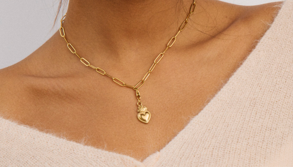 Heart-shaped dangle charms