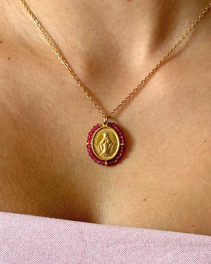 Santa Maria - Necklace Grenat