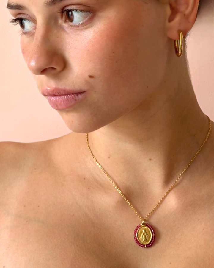 Santa Maria - Necklace Grenat