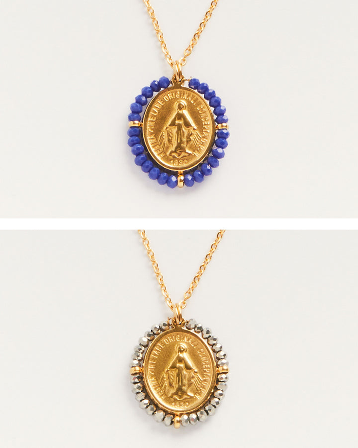 Santa Maria in Silver and Cobalt blue