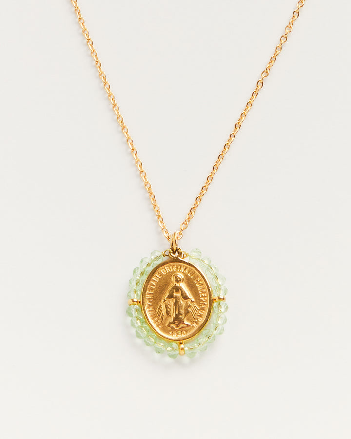 Santa Maria - Necklace Transparent Water Green - Palas