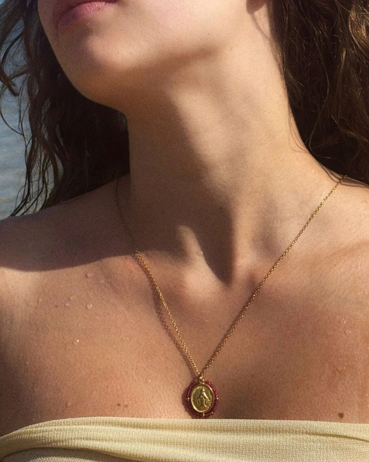 Santa Maria - Necklace Grenat