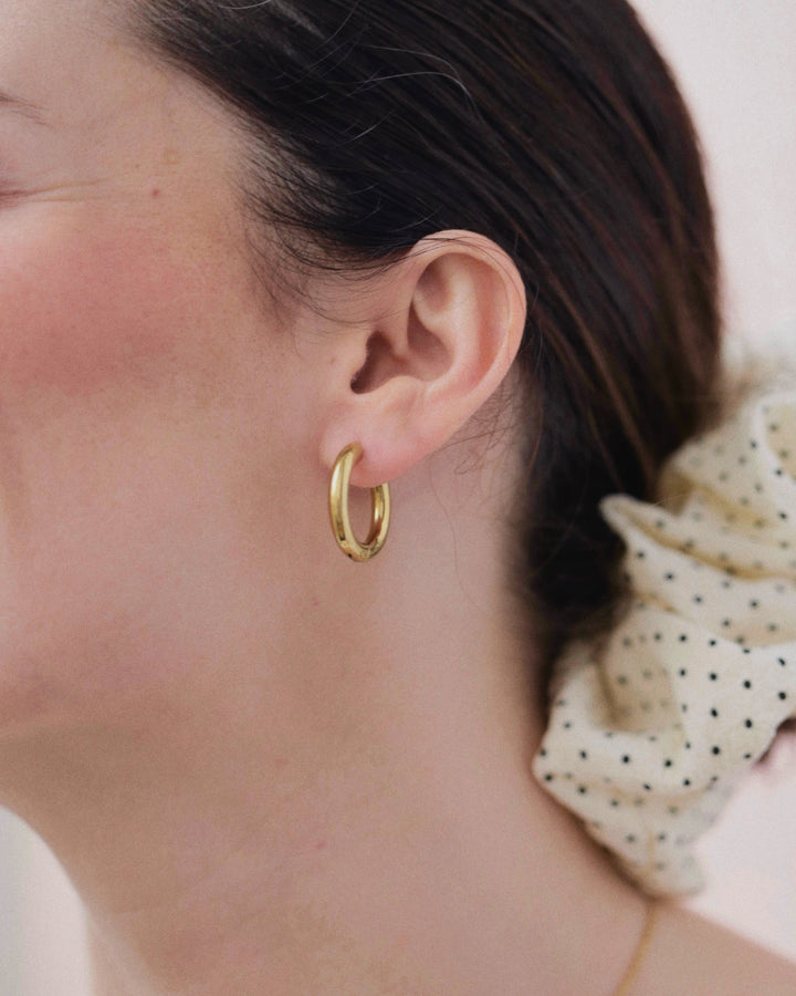 Boucles d'oreilles créoles Cheri