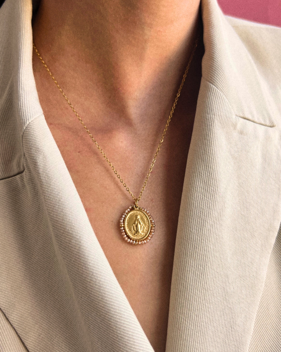 Santa Maria - Necklace Shiny Peach