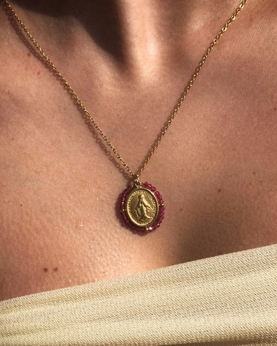 Santa Maria - Necklace Grenat