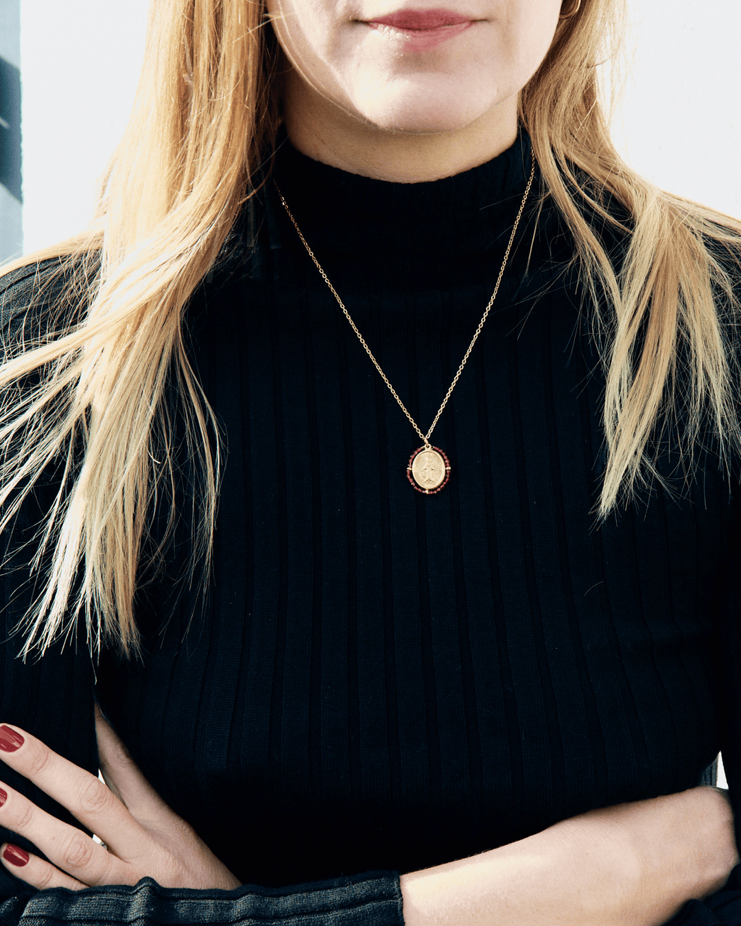 Santa Maria - Necklace Grenat