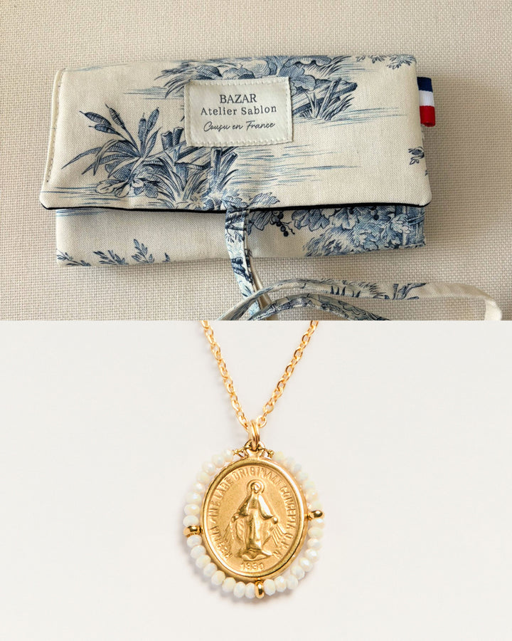 Coffret Médaille et Pochette à Bijoux